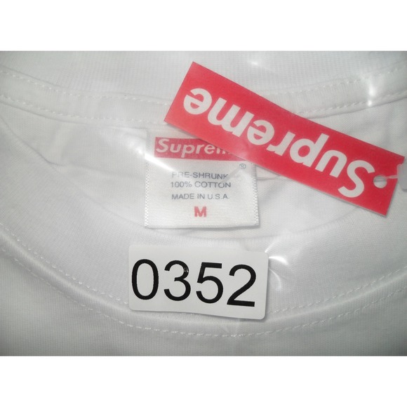 Supreme Kurt Cobain Nirvana T Shirt White Medium Graphic Tee New w/ Gift Bag USA - Picture 4 of 4